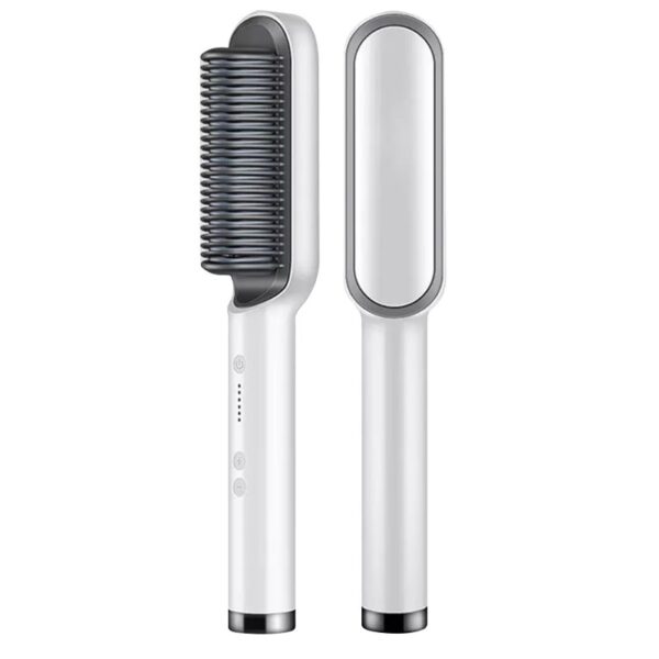 2 In 1 Electric Hair Straightener & Curling Comb