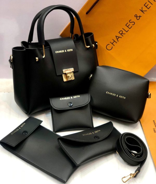 Shoulder Bag Set Charles & Keith Handbag - Set Of 5