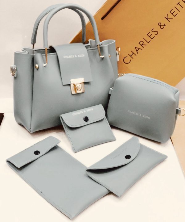 Shoulder Bag Set Charles & Keith Handbag - Set Of 5