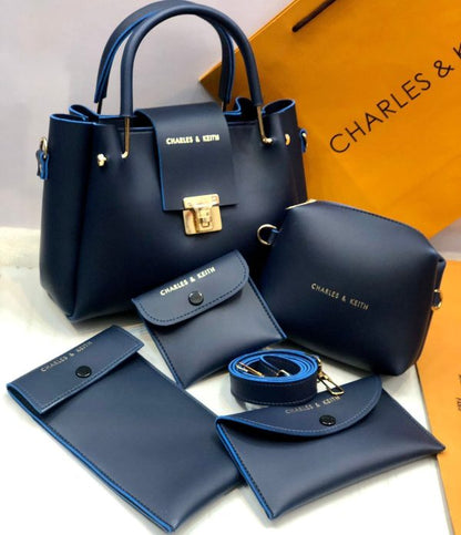 Shoulder Bag Set Charles & Keith Handbag - Set Of 5