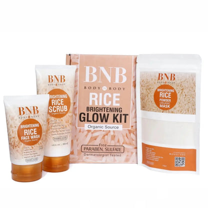 BNB - Whitening Rice Extract - 3 in 1 Glow Kit