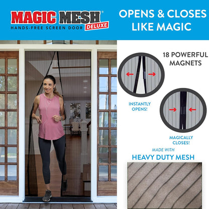 Reinforced Magnetic Mosquito Net - Automatic Closing Magnetic Anti-Mosquito Net