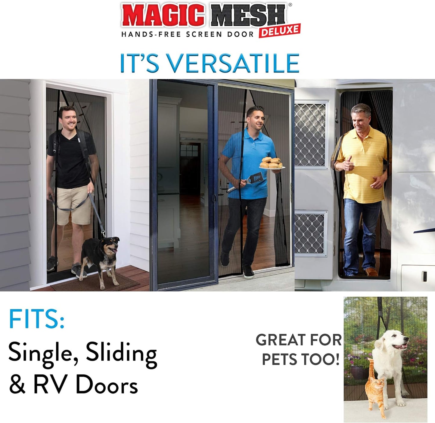Reinforced Magnetic Mosquito Net - Automatic Closing Magnetic Anti-Mosquito Net
