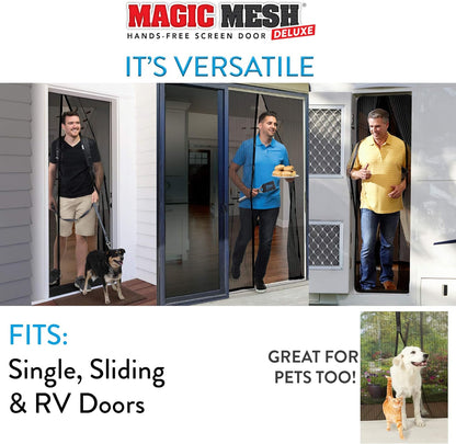 Reinforced Magnetic Mosquito Net - Automatic Closing Magnetic Anti-Mosquito Net