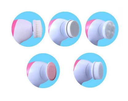 Electric Facial Cleansing Brush - 5 in 1 Electric Face Spa Skin Care Massager