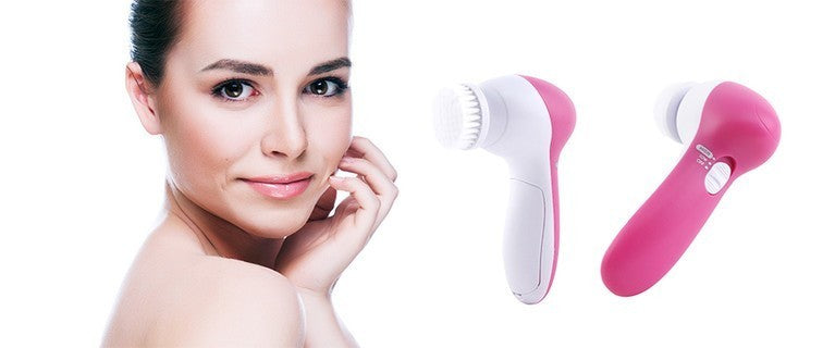 Electric Facial Cleansing Brush - 5 in 1 Electric Face Spa Skin Care Massager