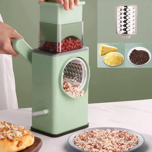 3 in 1 Round Cutter Multifunction Vegetable Slicer Manual Home Kitchen Accessories