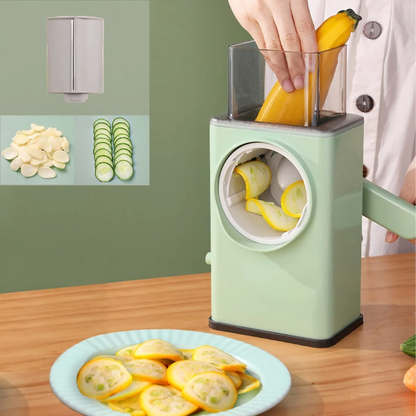 3 in 1 Round Cutter Multifunction Vegetable Slicer Manual Home Kitchen Accessories