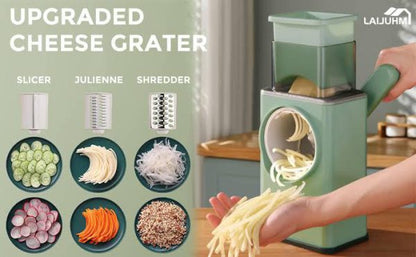 3 in 1 Round Cutter Multifunction Vegetable Slicer Manual Home Kitchen Accessories