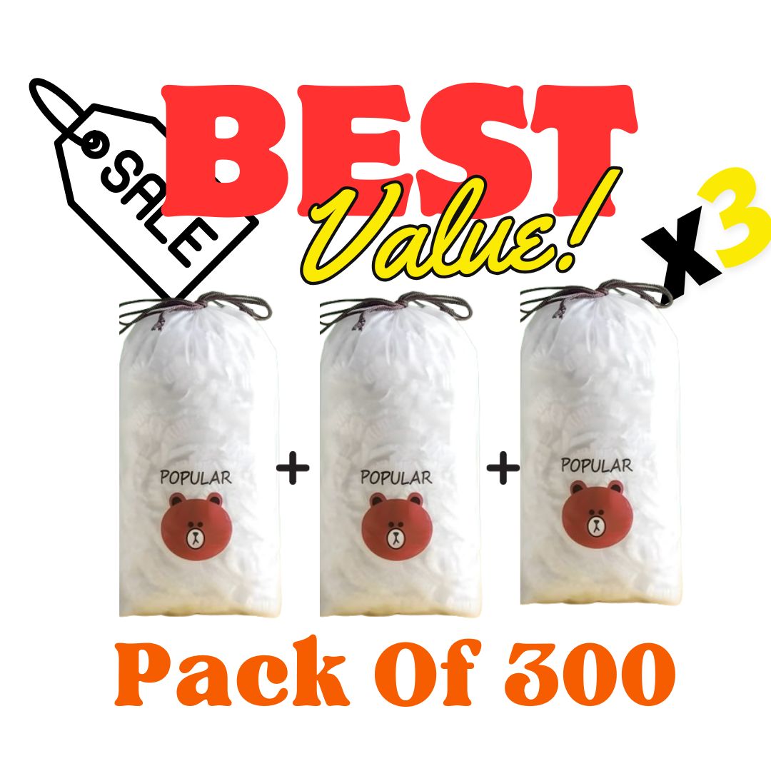 100pc Disposable Cling Film Cover