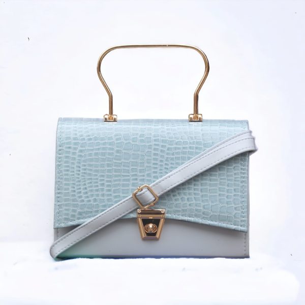 Hand Bag With Top Handle And Long Strap