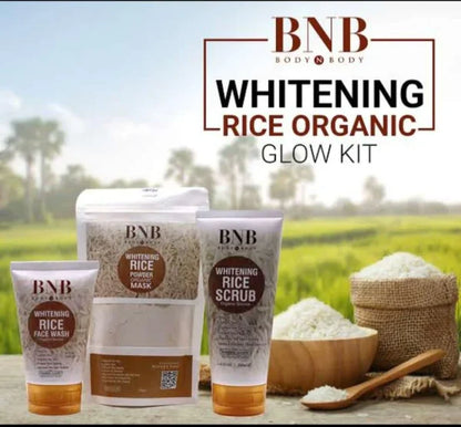 BNB - Whitening Rice Extract - 3 in 1 Glow Kit