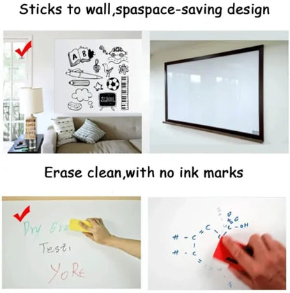 Wallpaper Self Adhesive DIY Removable Reusable Erasable Chalkboard/Whiteboard Sticker