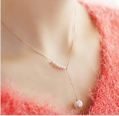 Golden / Silver Stylish Clavicle Pendent For Girls