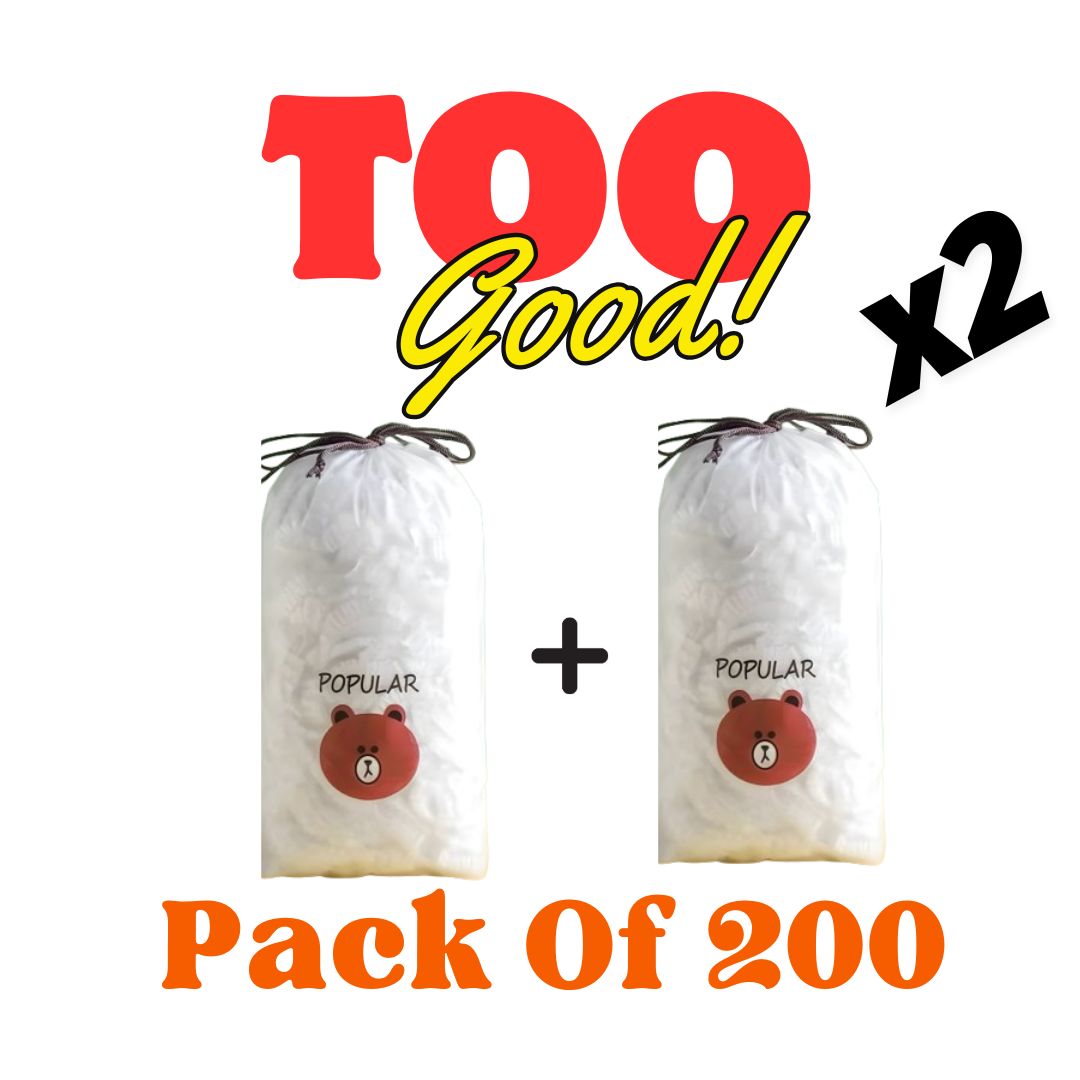 100pc Disposable Cling Film Cover