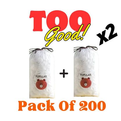 100pc Disposable Cling Film Cover