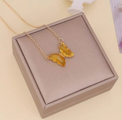 Tiny Korean Delicate Crystal Necklace Pendant